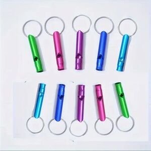 Emergency Distress Whistle Keychain-NWT
